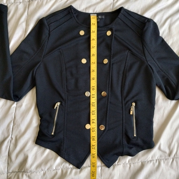 Sexy Military Jacket, Open Back, Stretchy for Women or Bottoms - Picture 15 of 16